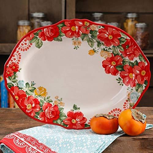 THE PIONEER WOMAN - The Pioneer Woman Vintage Floral 14.5" Serving Platter (1 platter)