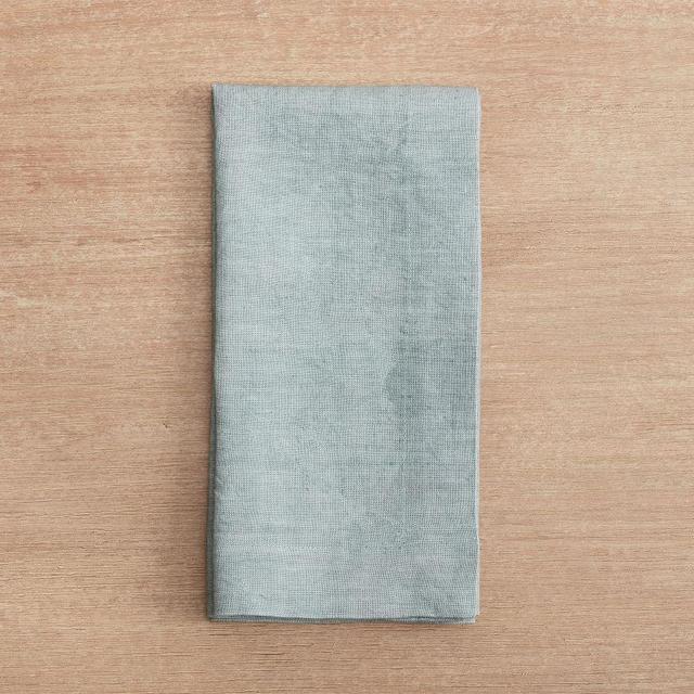 Mason Oversized Linen Napkin, Single - Dusty Blue