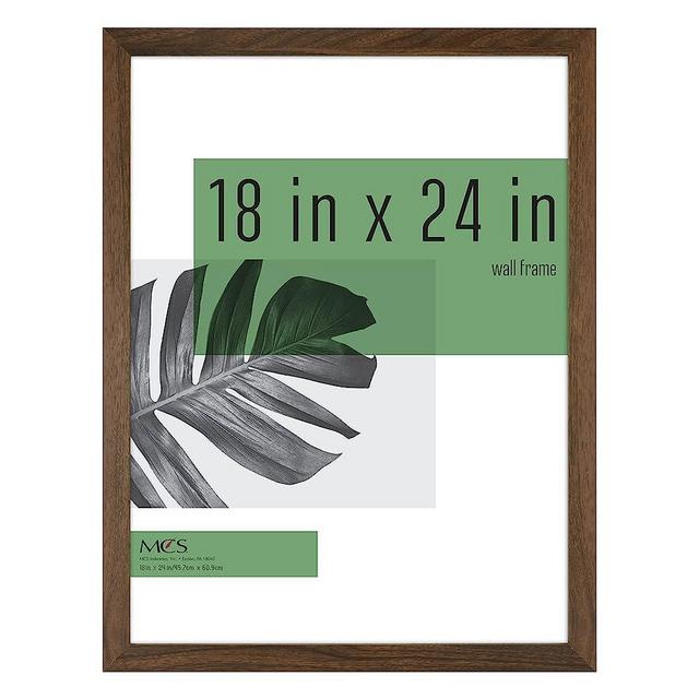 MCS Studio Gallery Frame, Walnut Woodgrain, 18 x 24 in, Single