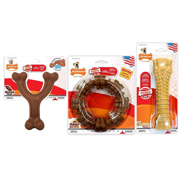 Nylabone Power Chew Textured Dog Chew Ring Toy