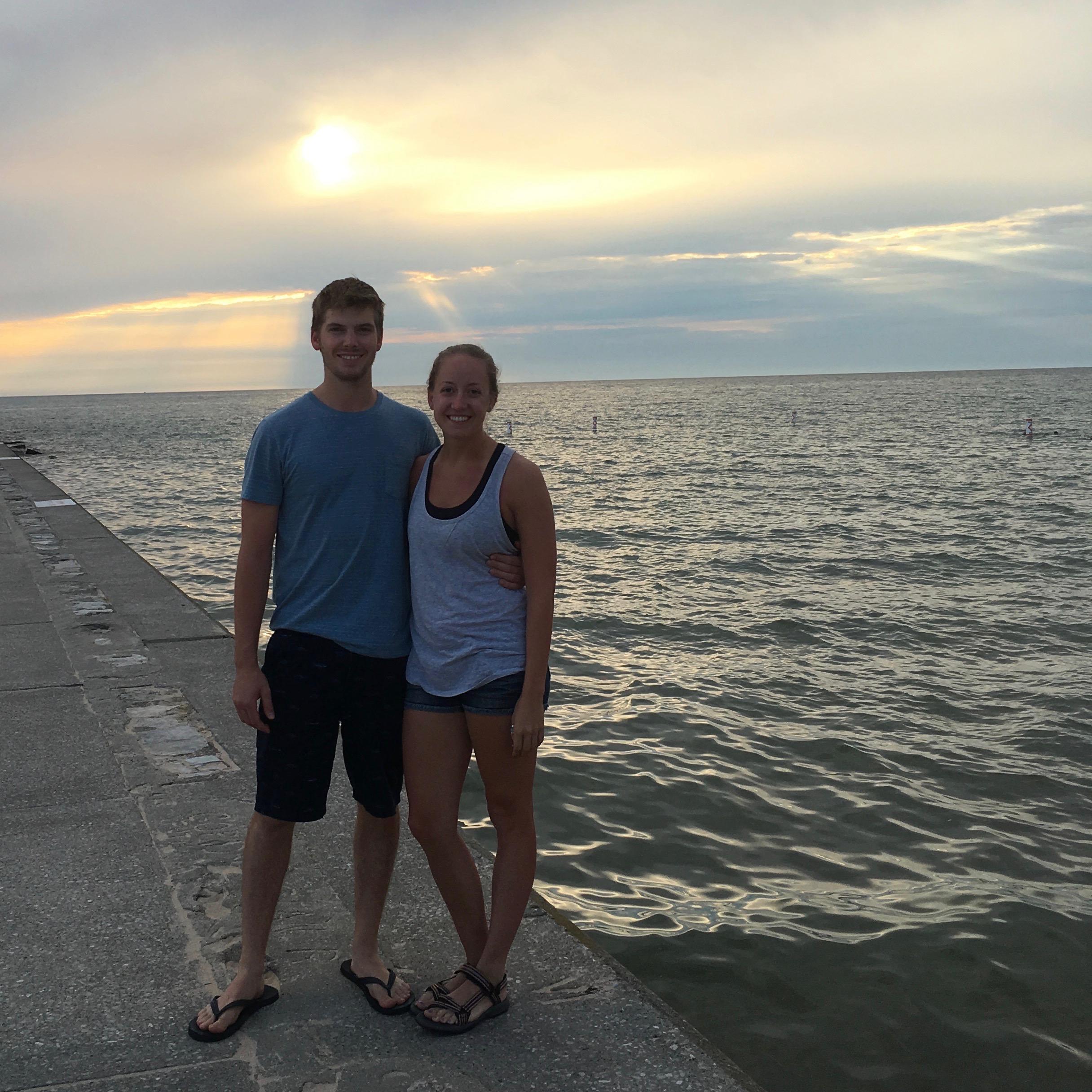 On the dock in Ludington, MI (2016)