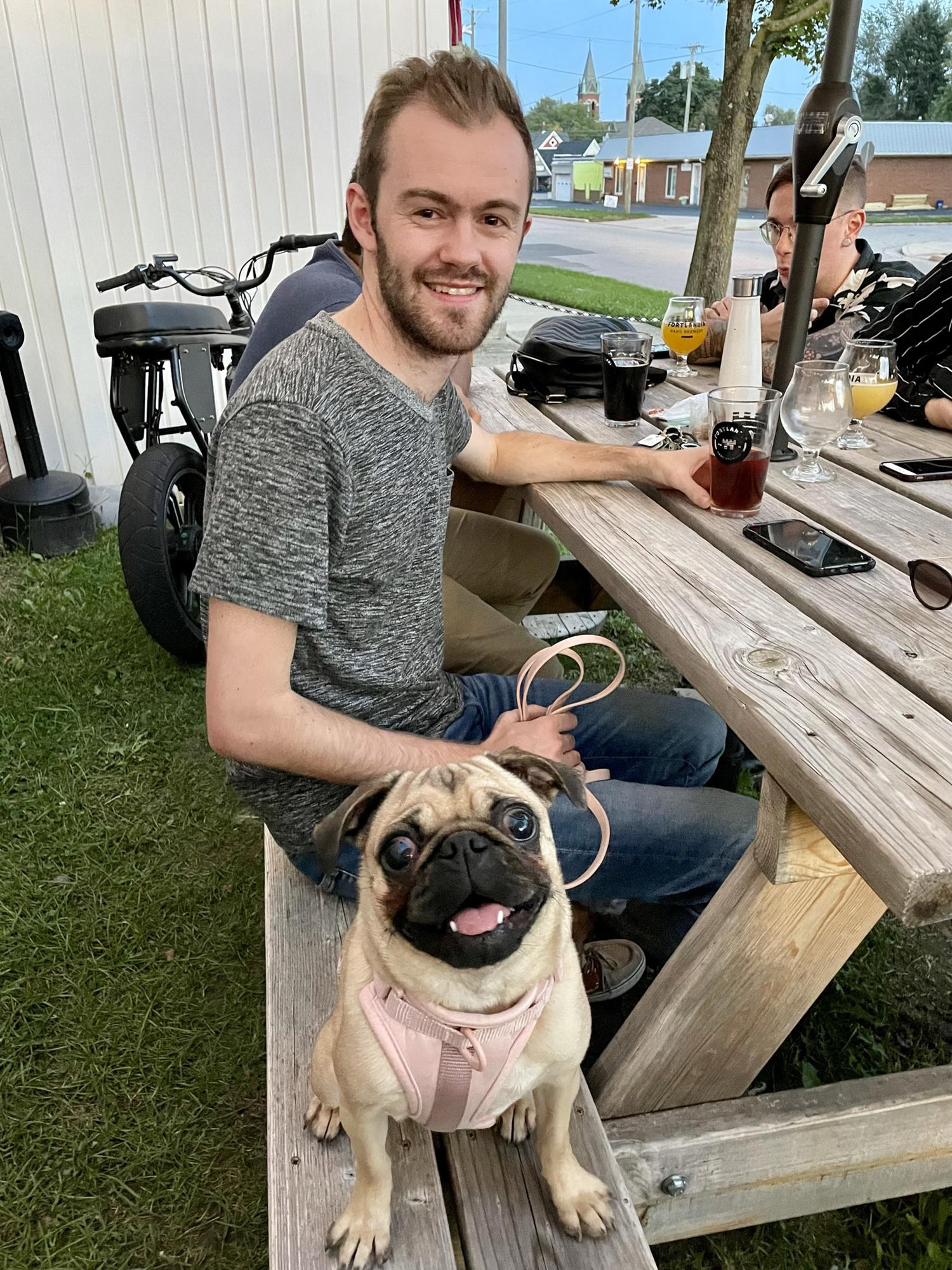 Spending some time at our favorite Fort Wayne brewery, Fortlandia! October 2021
