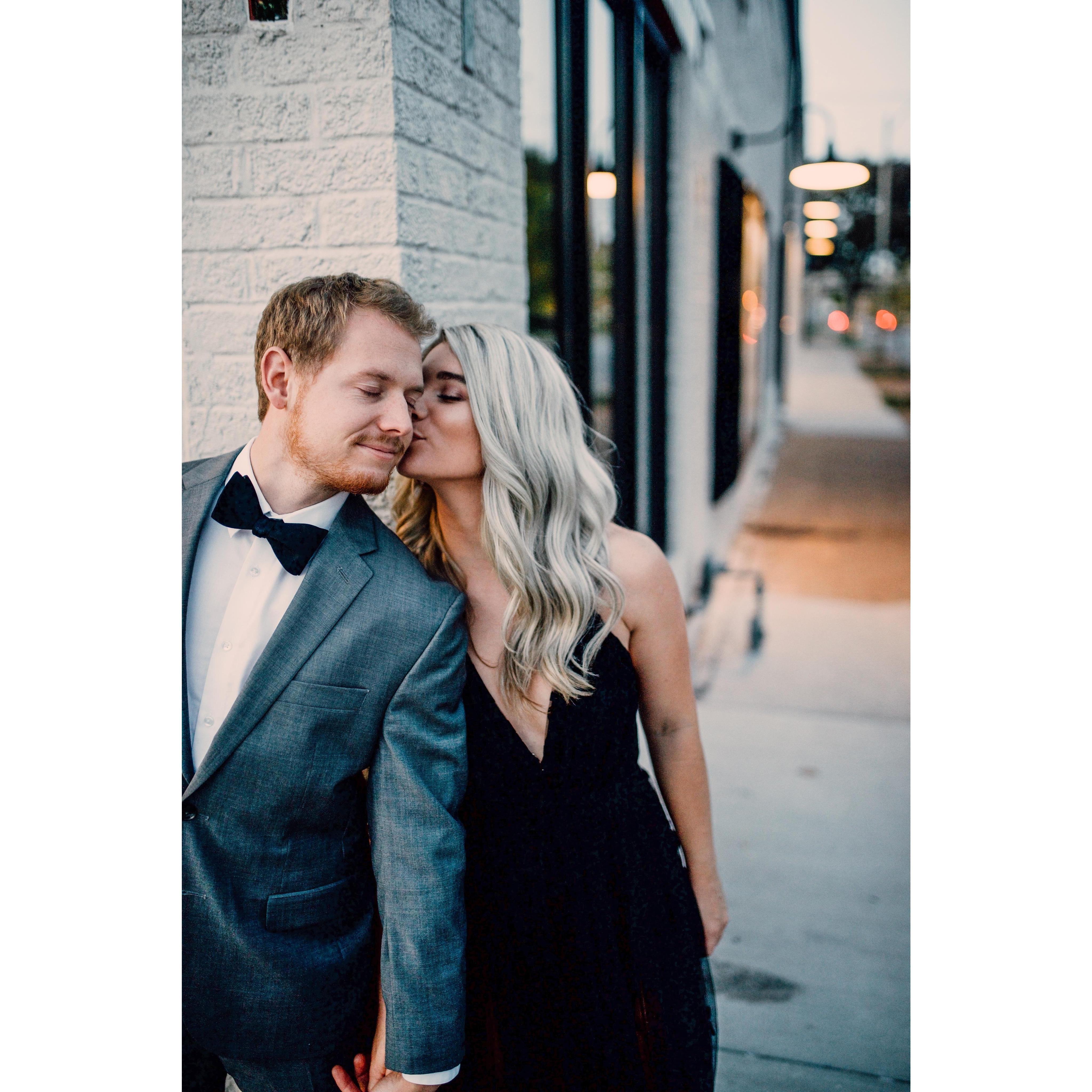 Engagement photos done by bridesmaid Kira.