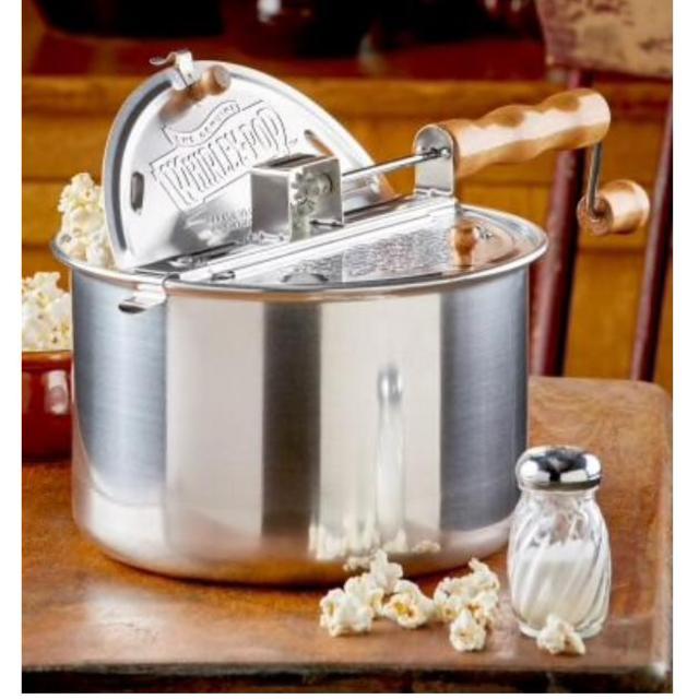 Whirley pop-corn maker from the Vermont Country store.