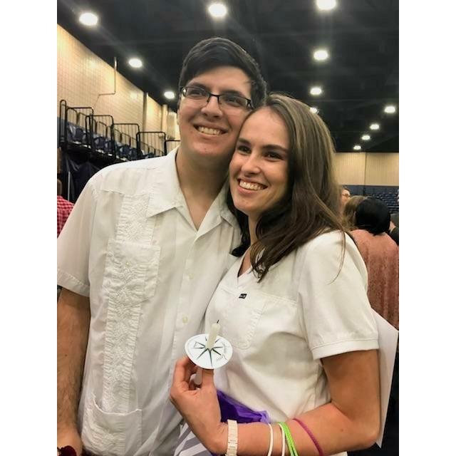 Leah's pinning ceremony