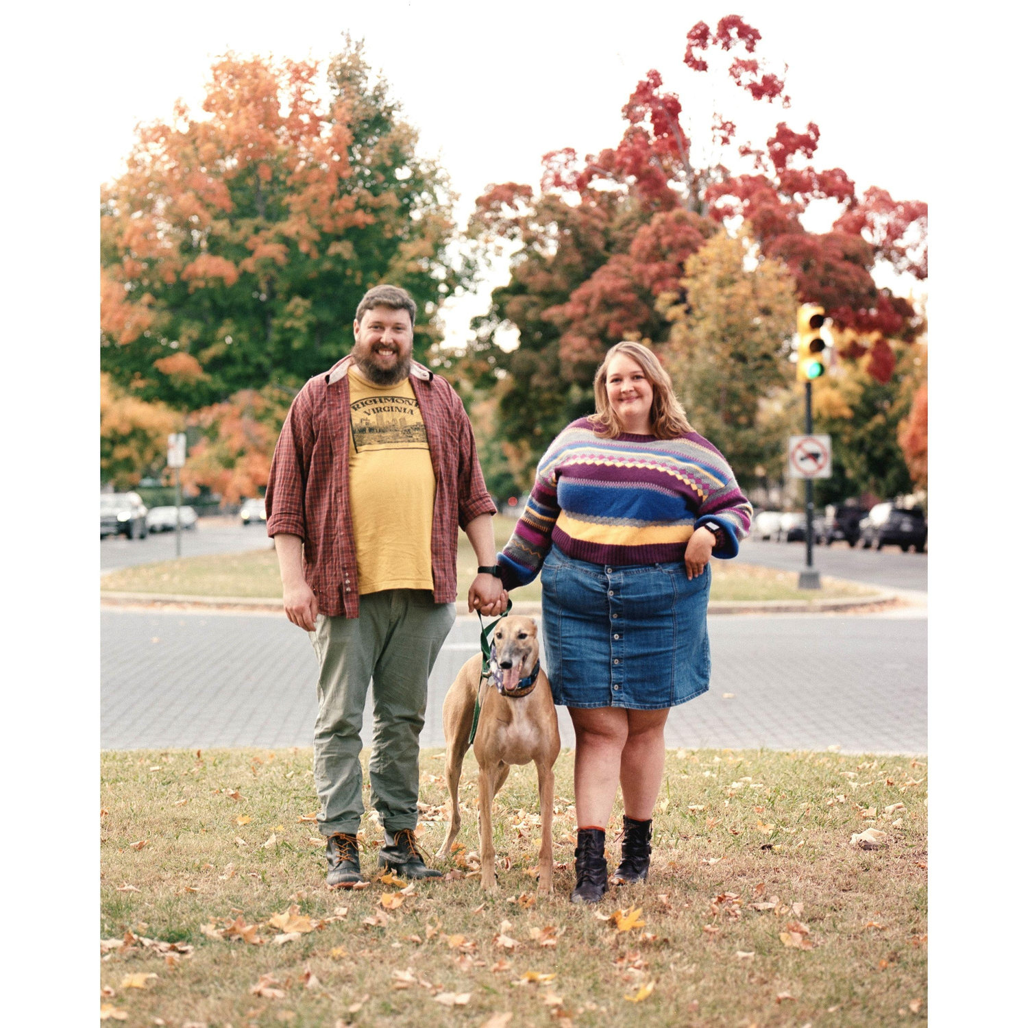 Our first photo on film together!