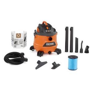 14 Gal. 6.0-Peak HP NXT Wet/Dry Shop Vacuum with Fine Dust Filter, Dust Bag, Hose and 7 Accessories