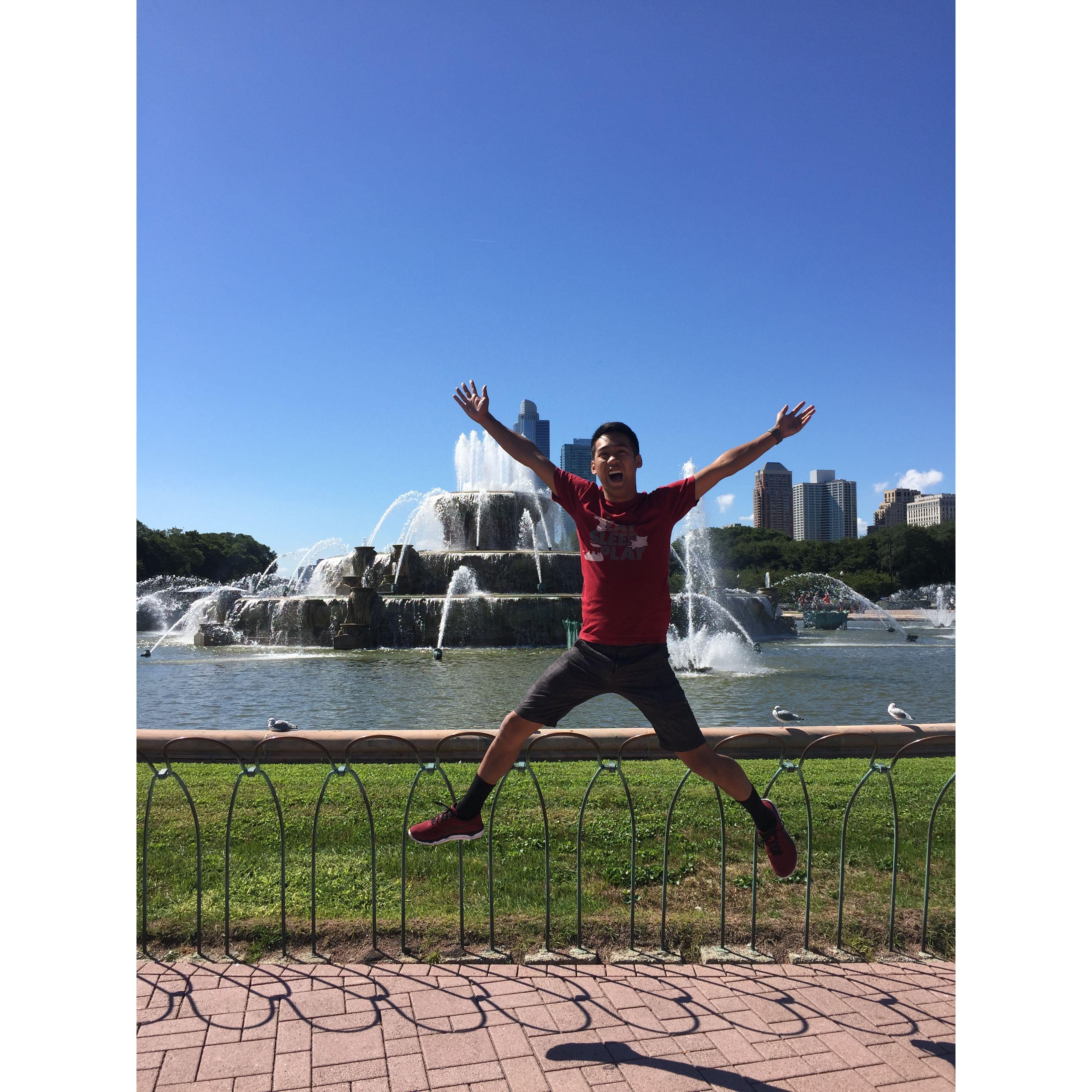 George first week in Chicago!