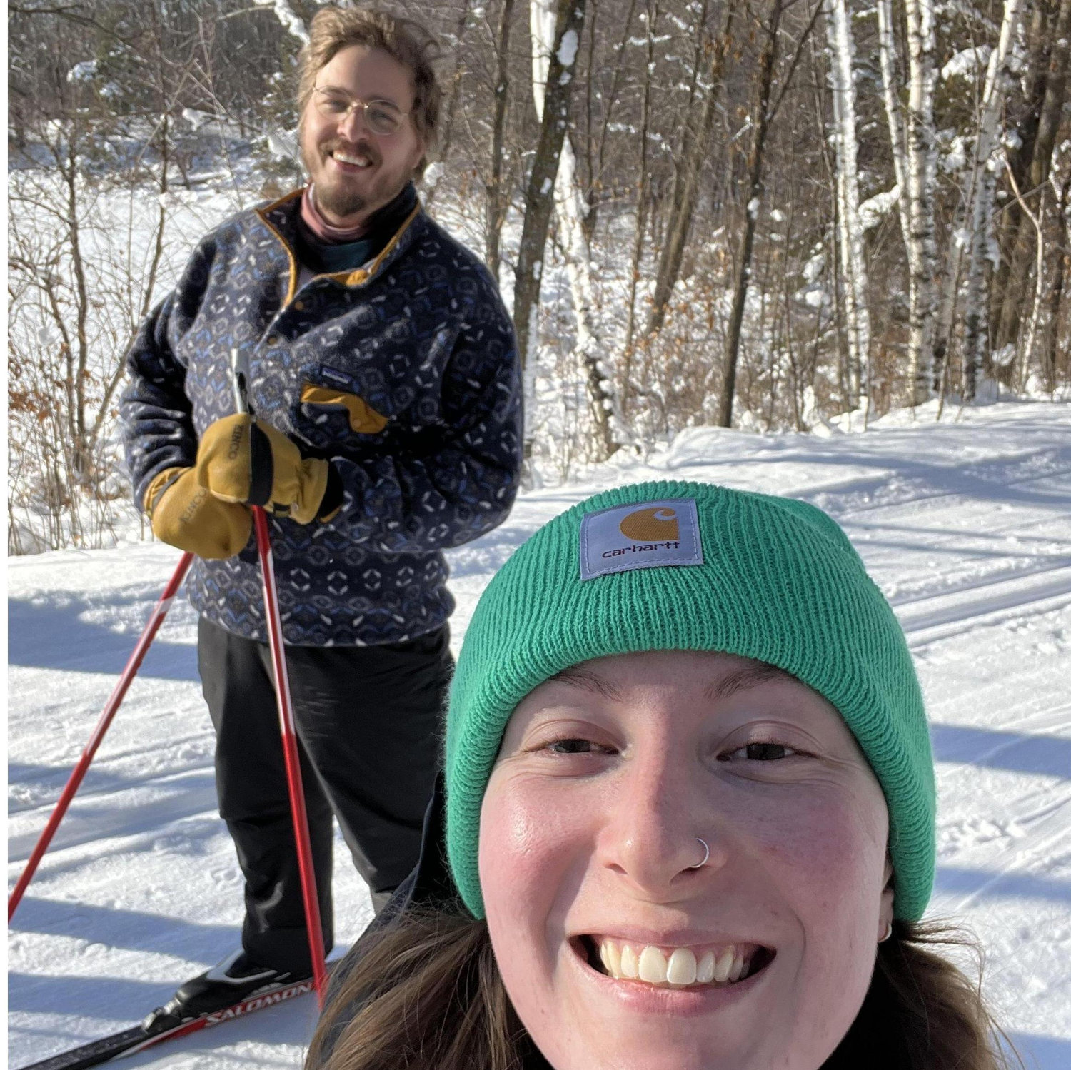 Discovered our love for XC skiing!