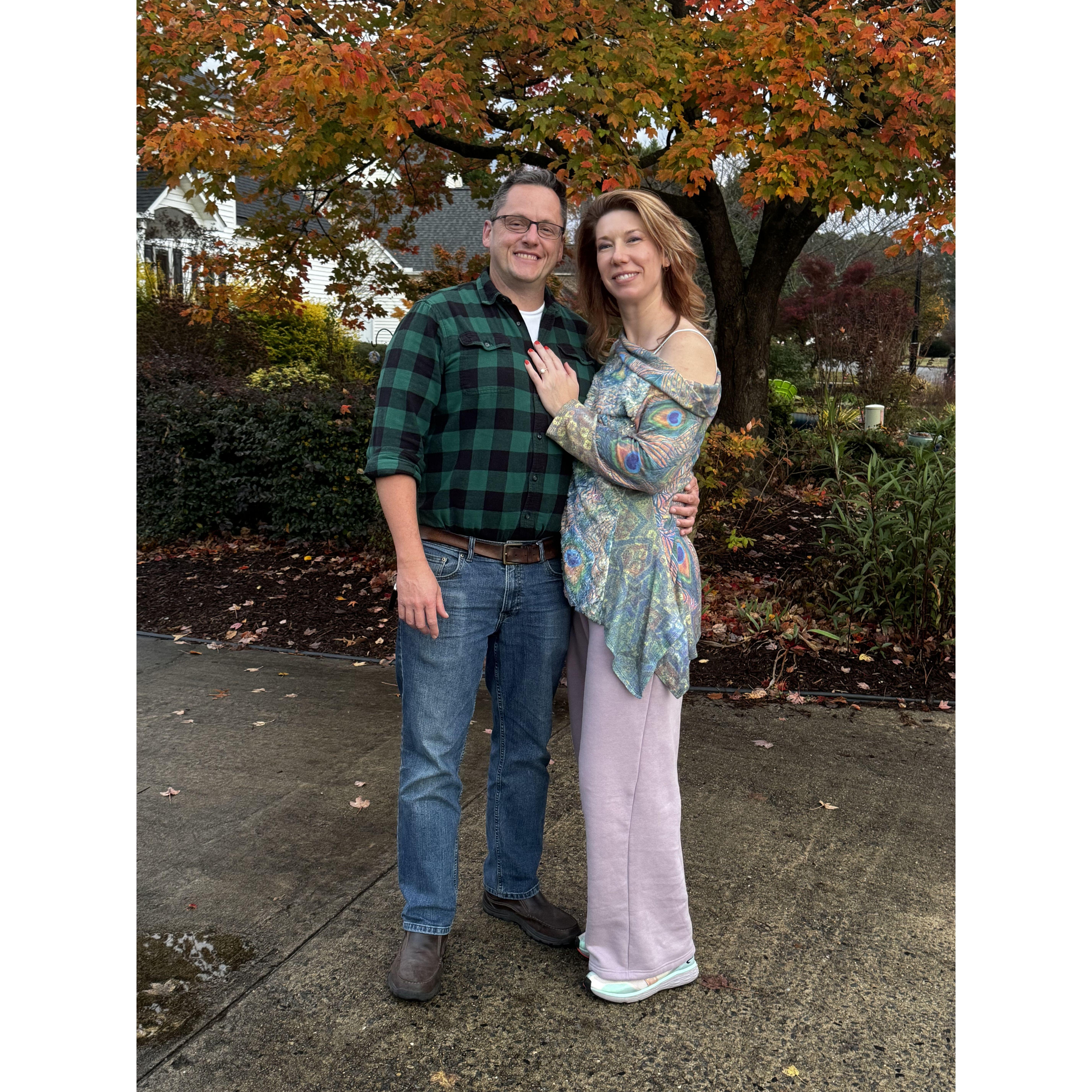 Thanksgiving at the Hance house.