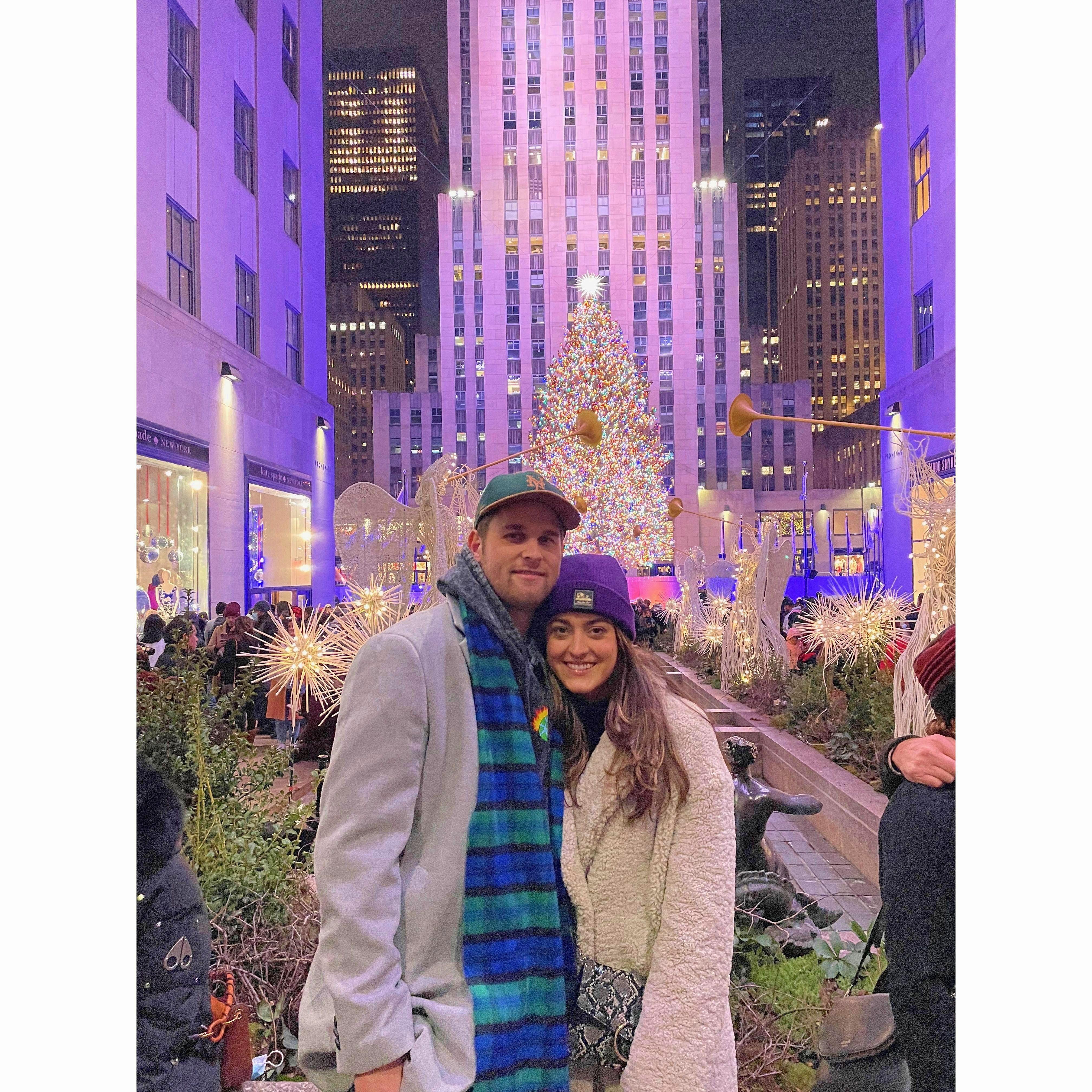 December 2021: Christmas at Rockefeller Center