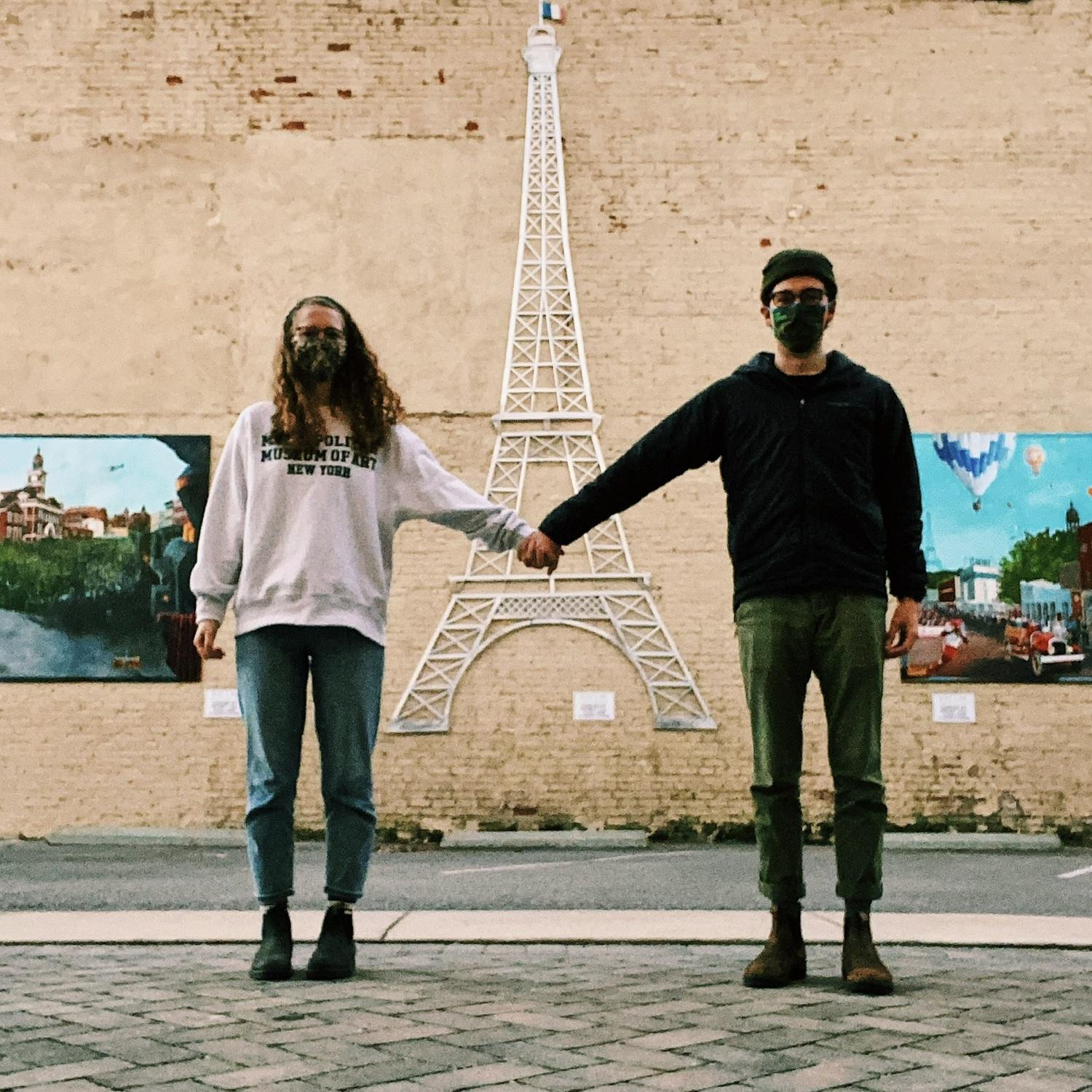 Posing in Paris