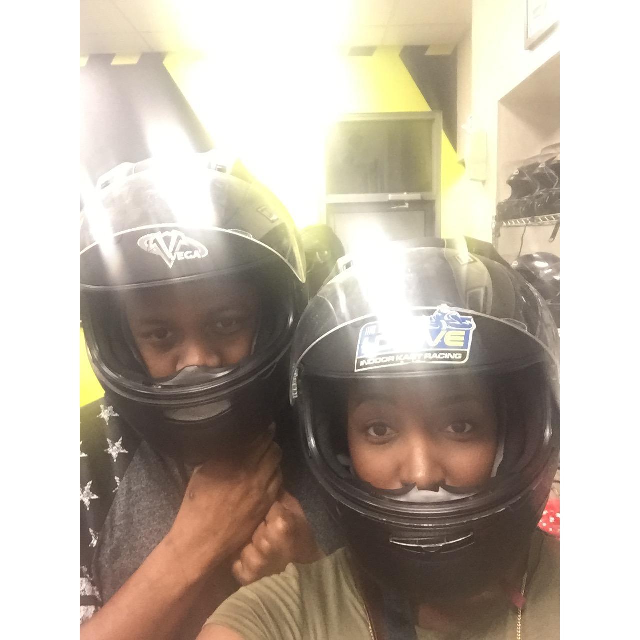 Birthday Surprise...Go Karts!