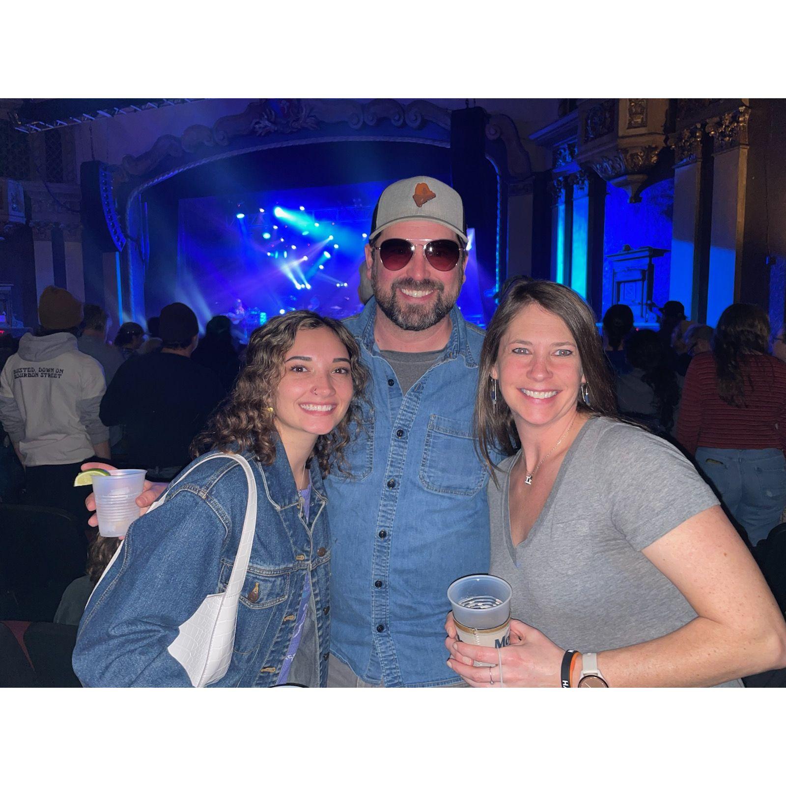 Us and Ambs at one of many shows