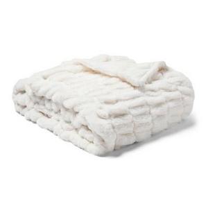 Oversized Bed Throw Blankets (60"x86" ) Sour Cream - Fieldcrest®