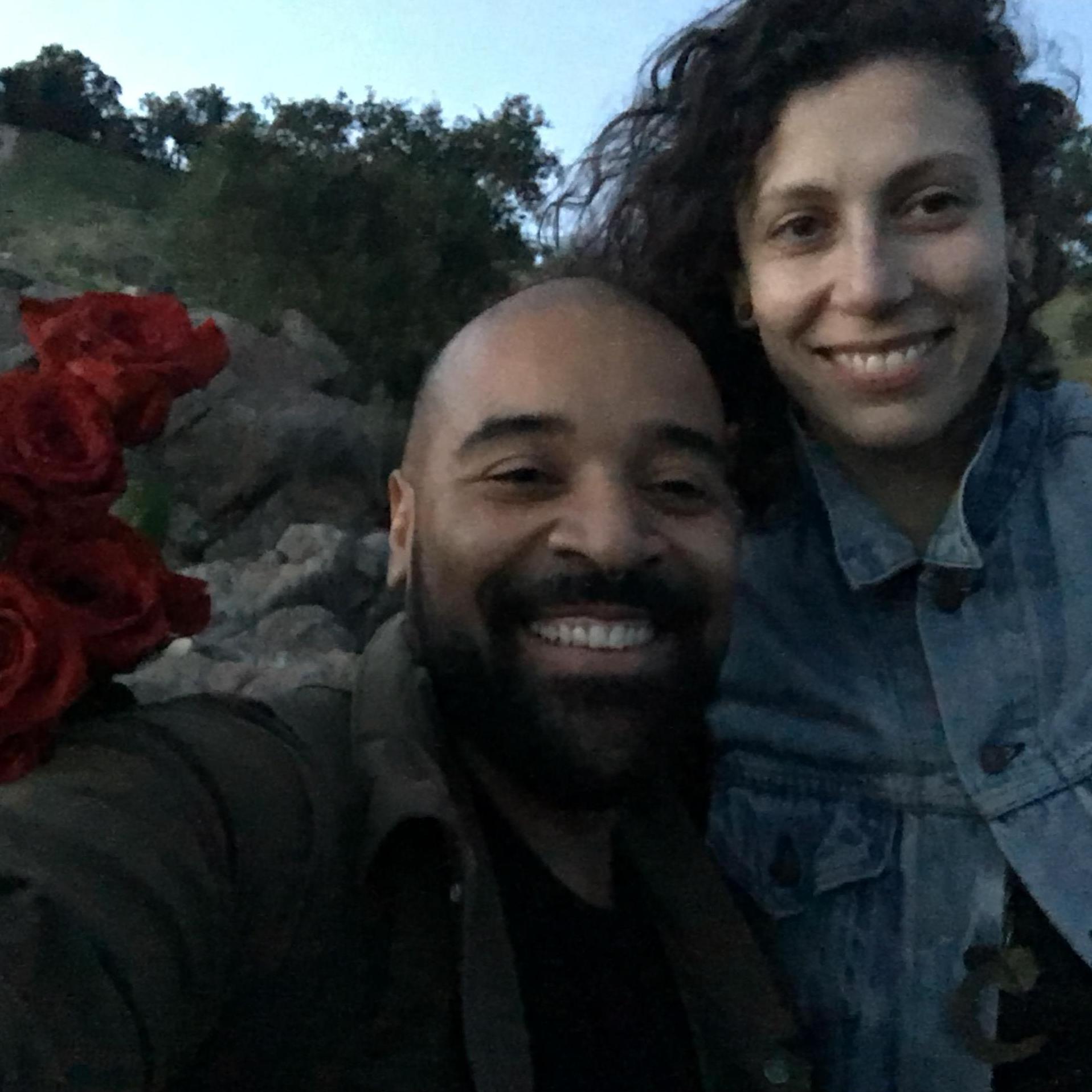 Our engagement at Knight's Ferry regional park in California.