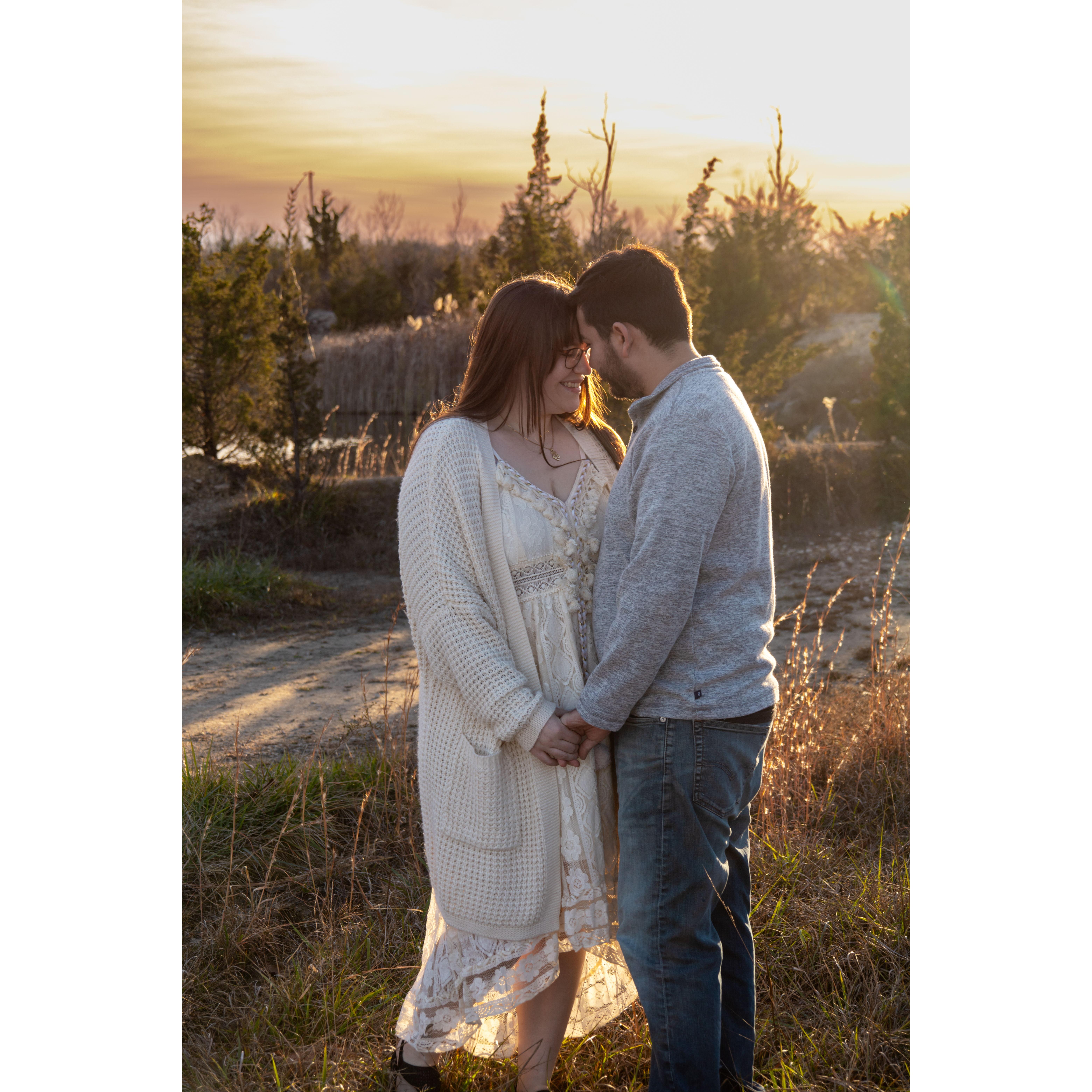 Our engagement session, November 2023.