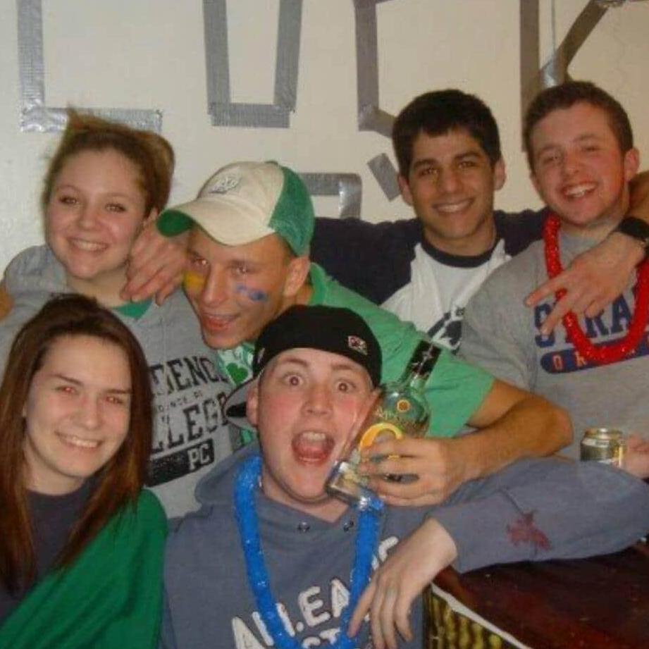 Hanging out at a high school party.
March 2006