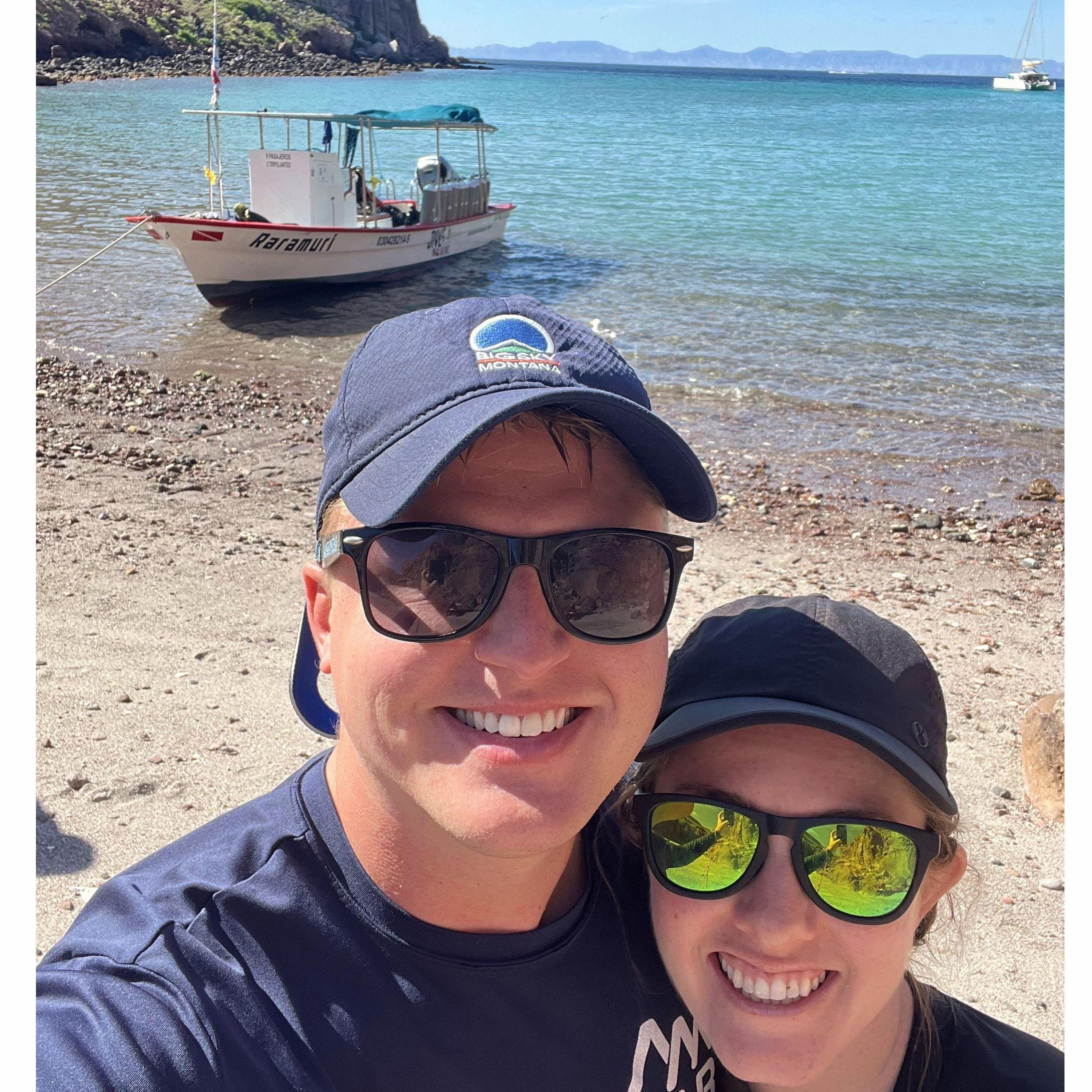 Scuba diving in La Paz, Mexico