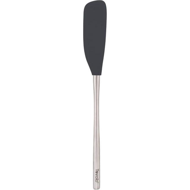 Tovolo Flex-Core Stainless Steel Handled Jar Scraper Charcoal