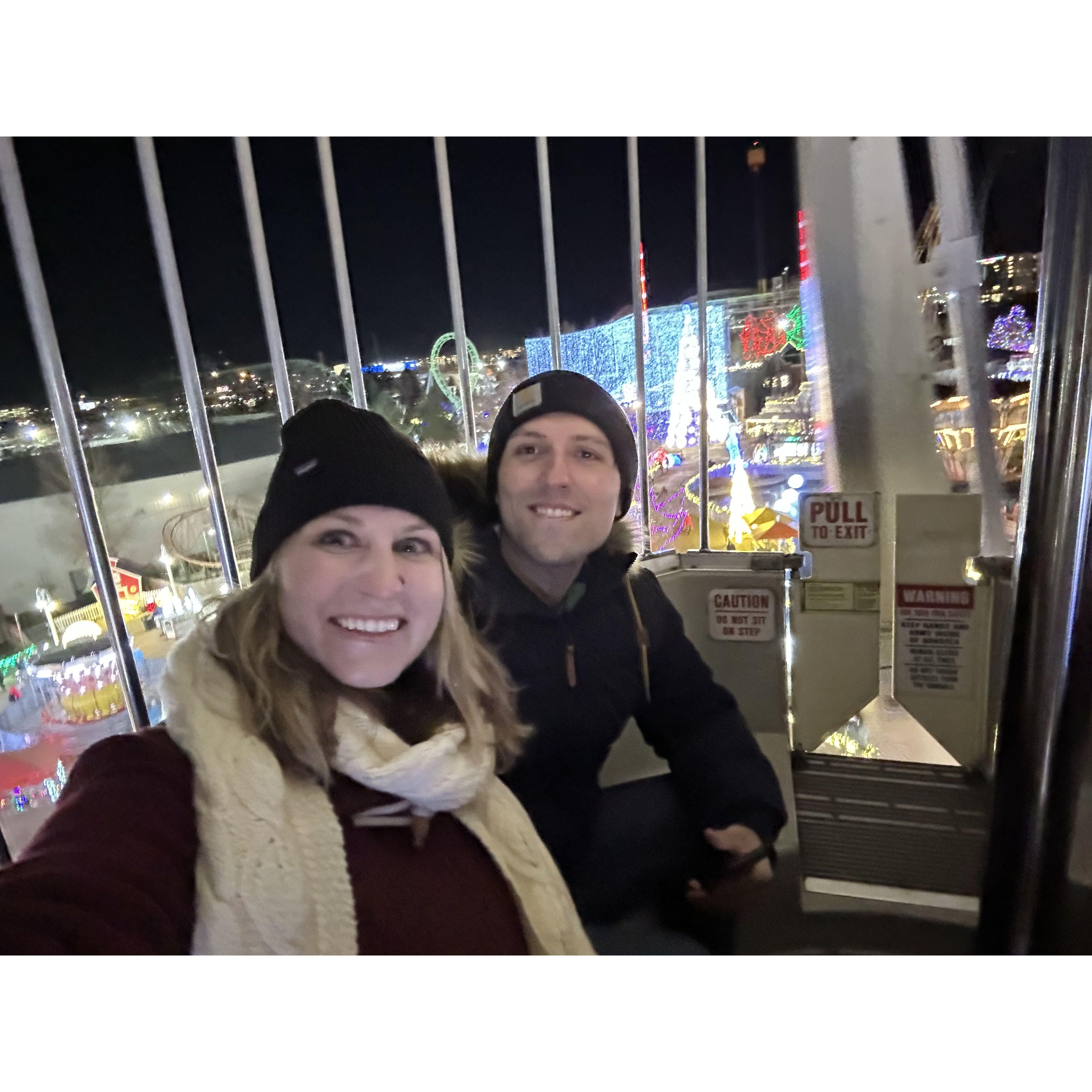 What Leiya thought the "infamous Ferris wheel photo" was going to be.