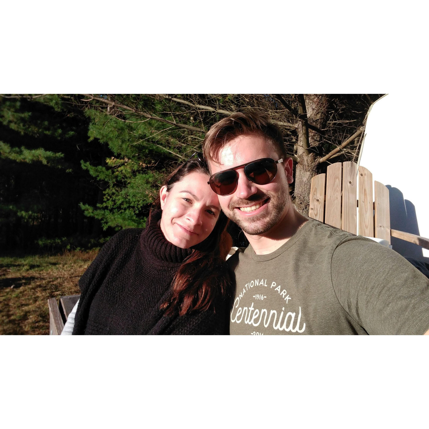 We are always trying to camp or vacation outdoors. This was our time at a Yurt in the Poconos!