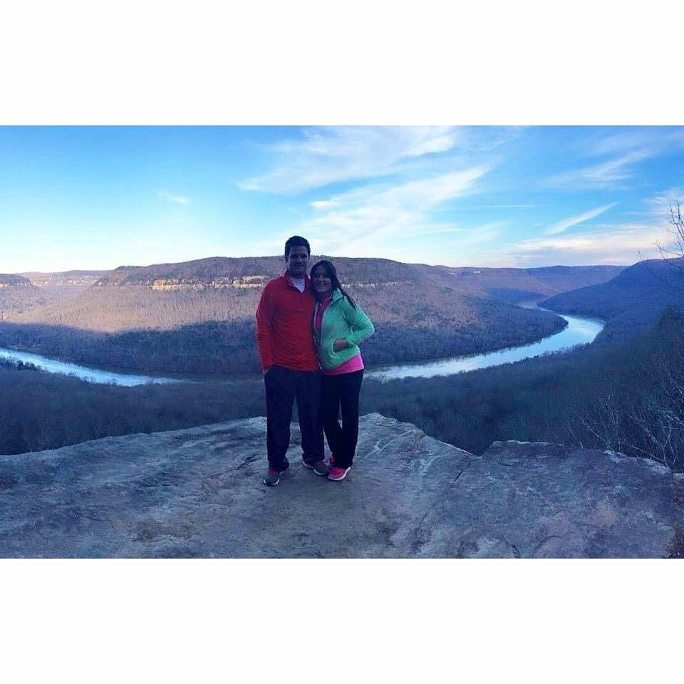This is the same location the couple took their engagement photos. As well as the location they celebrated their first year as a couple in 2015.