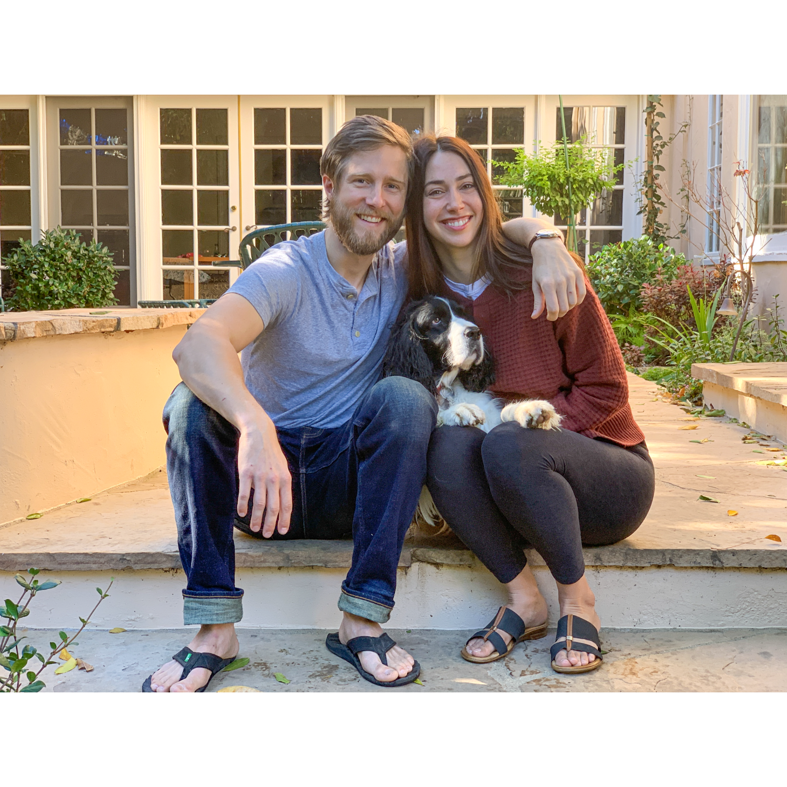 Home visiting Juliana's family for the holidays.