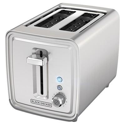 BLACK+DECKER 2 Slice Toaster - Stainless Steel