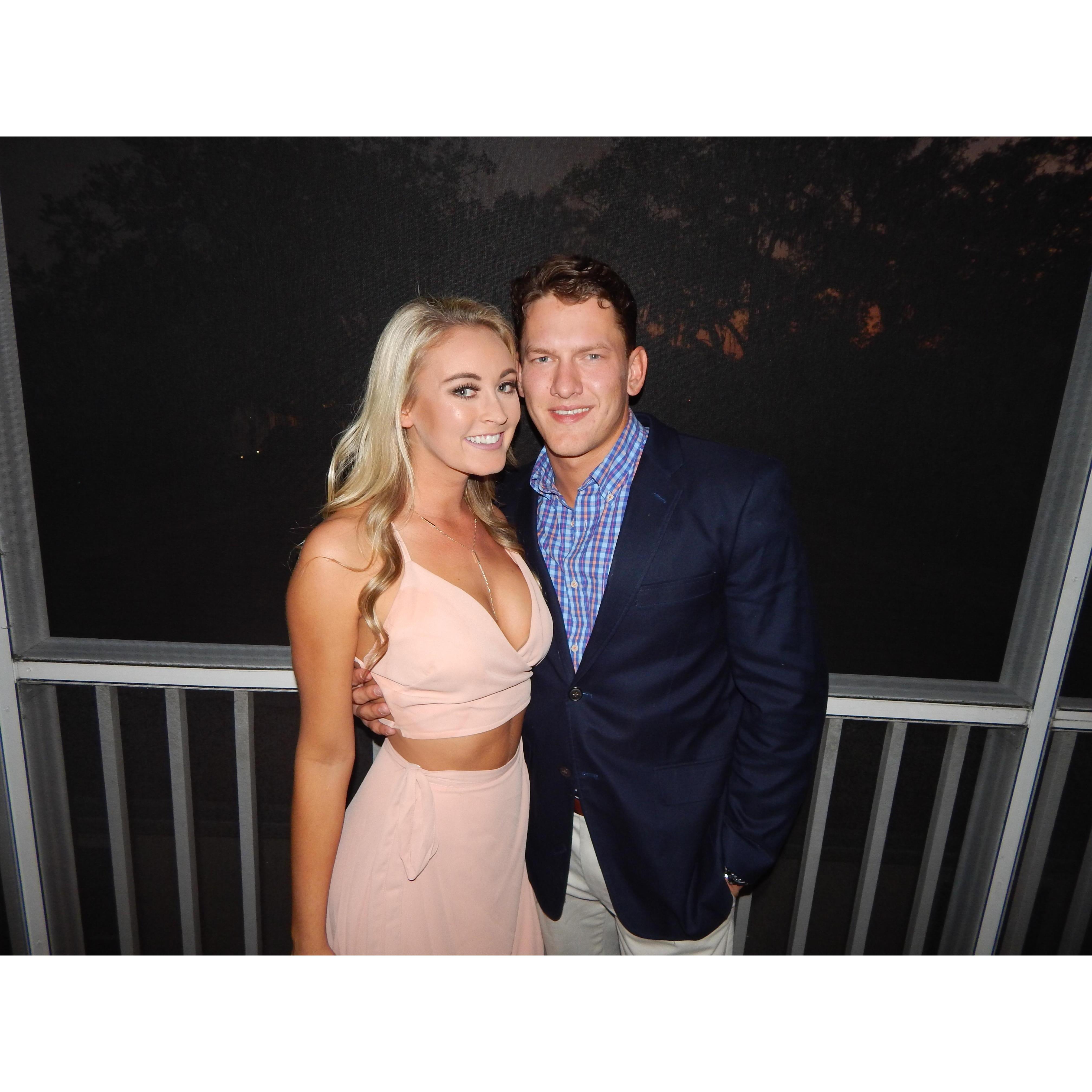 My senior sorority formal with a hot date ;)