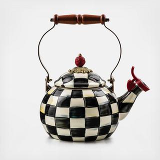 Courtly Check Whistling Tea Kettle