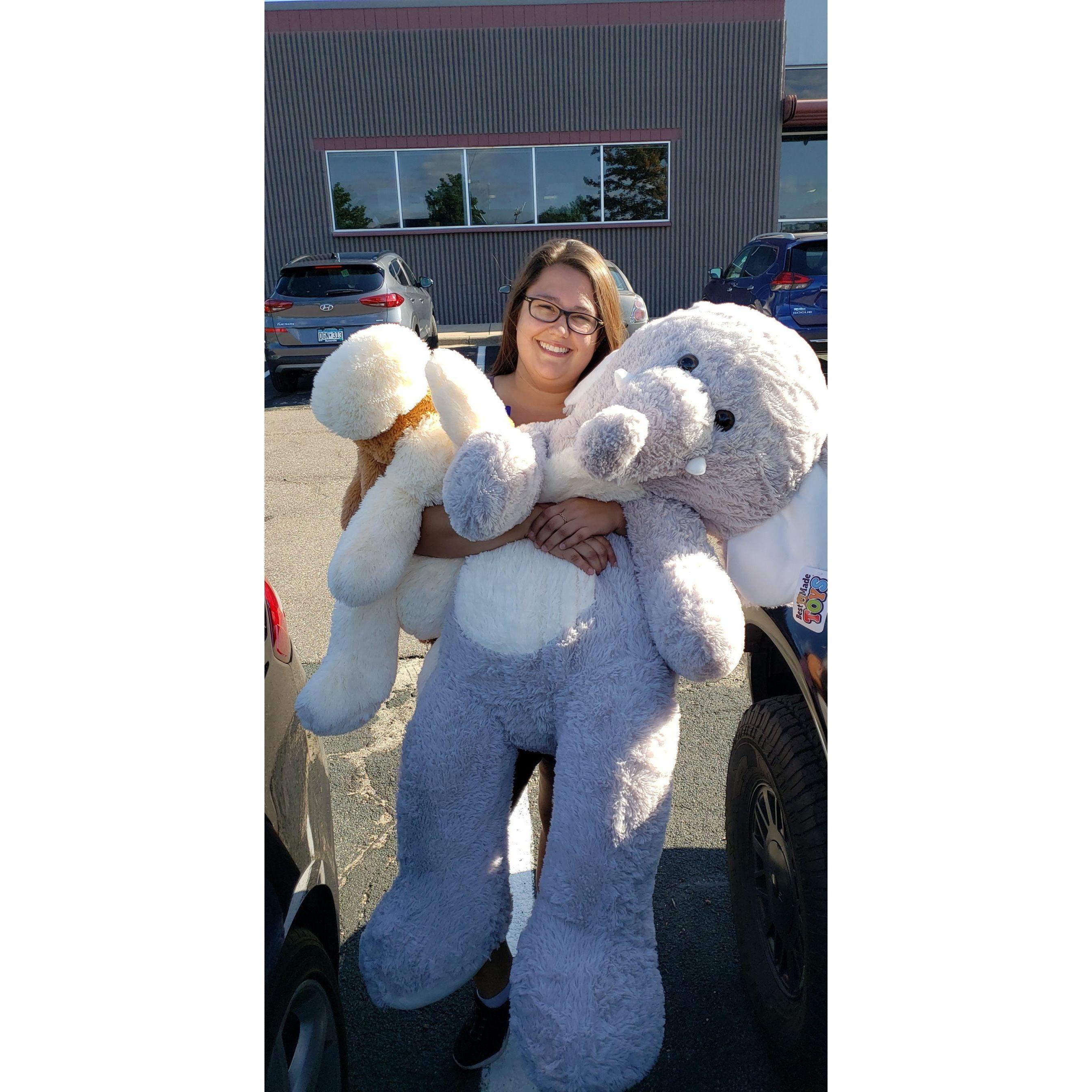 Someone showed off at the state fair!