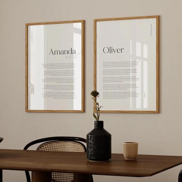 Framed Vows