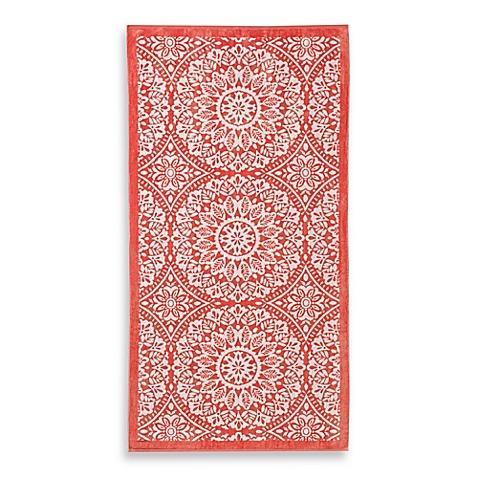 Oversized Medallion Print Beach Towel