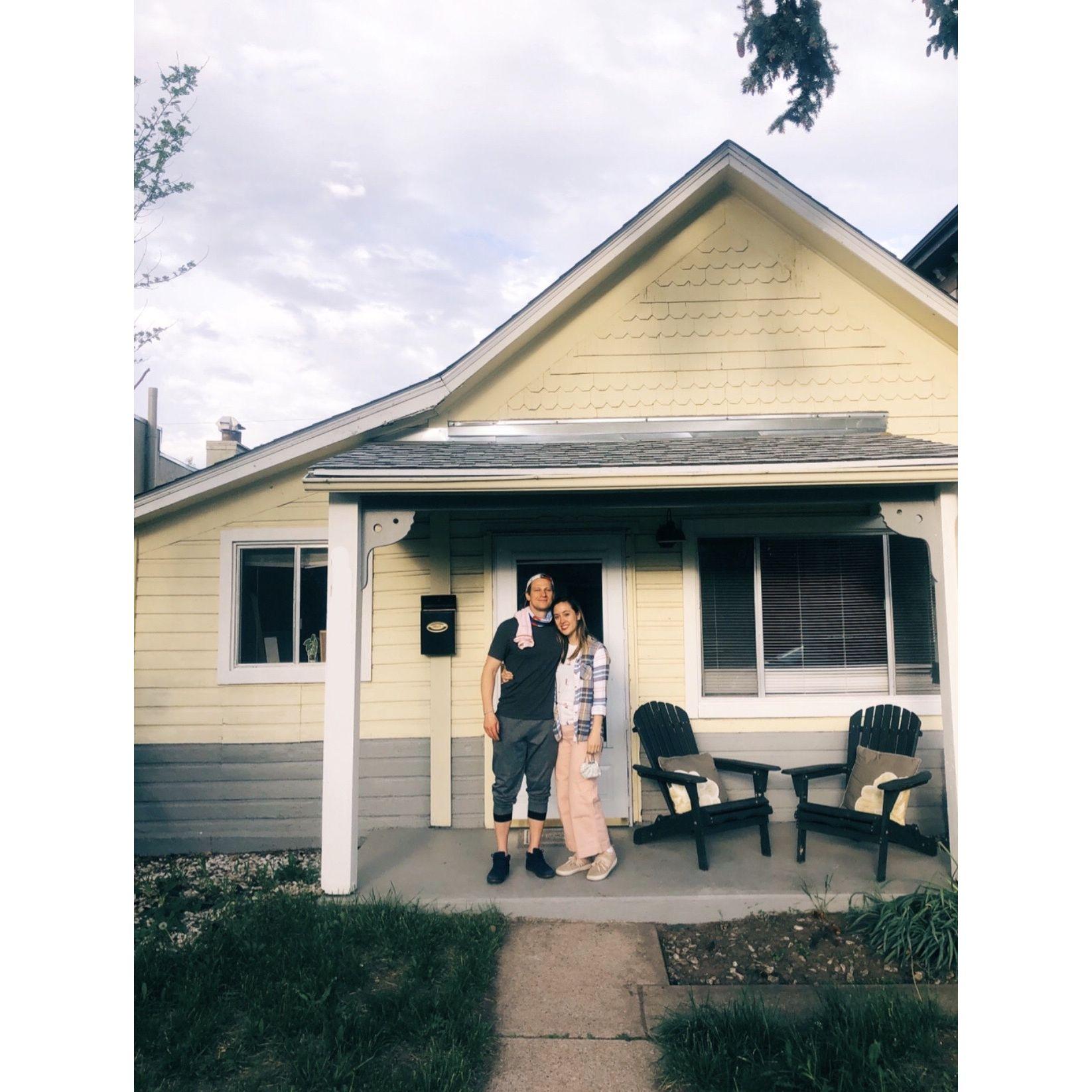 New rental house - our Little Yellow House on Perry. Moved in May 2020.