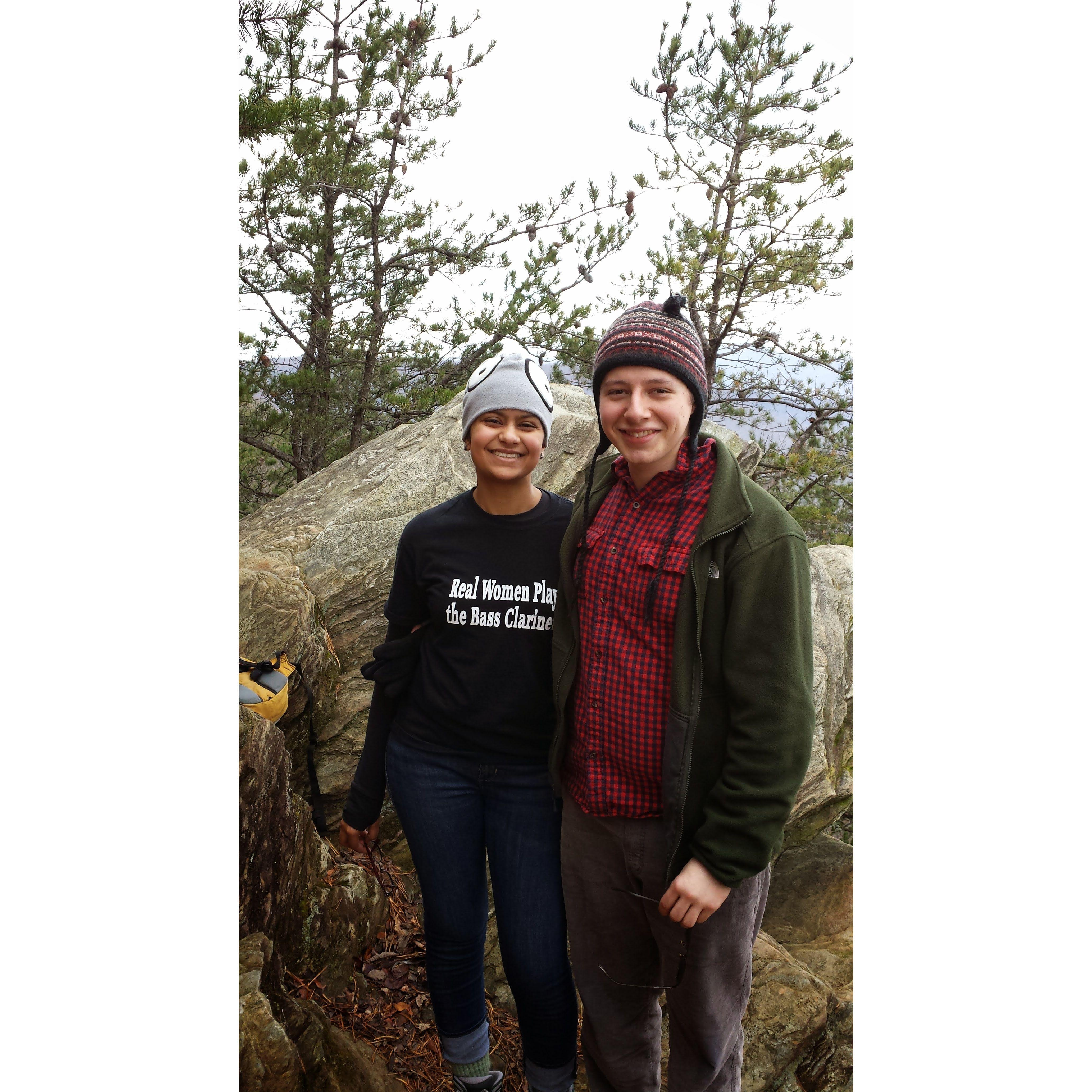 That time Jonathan convinced me to go camping in the winter.