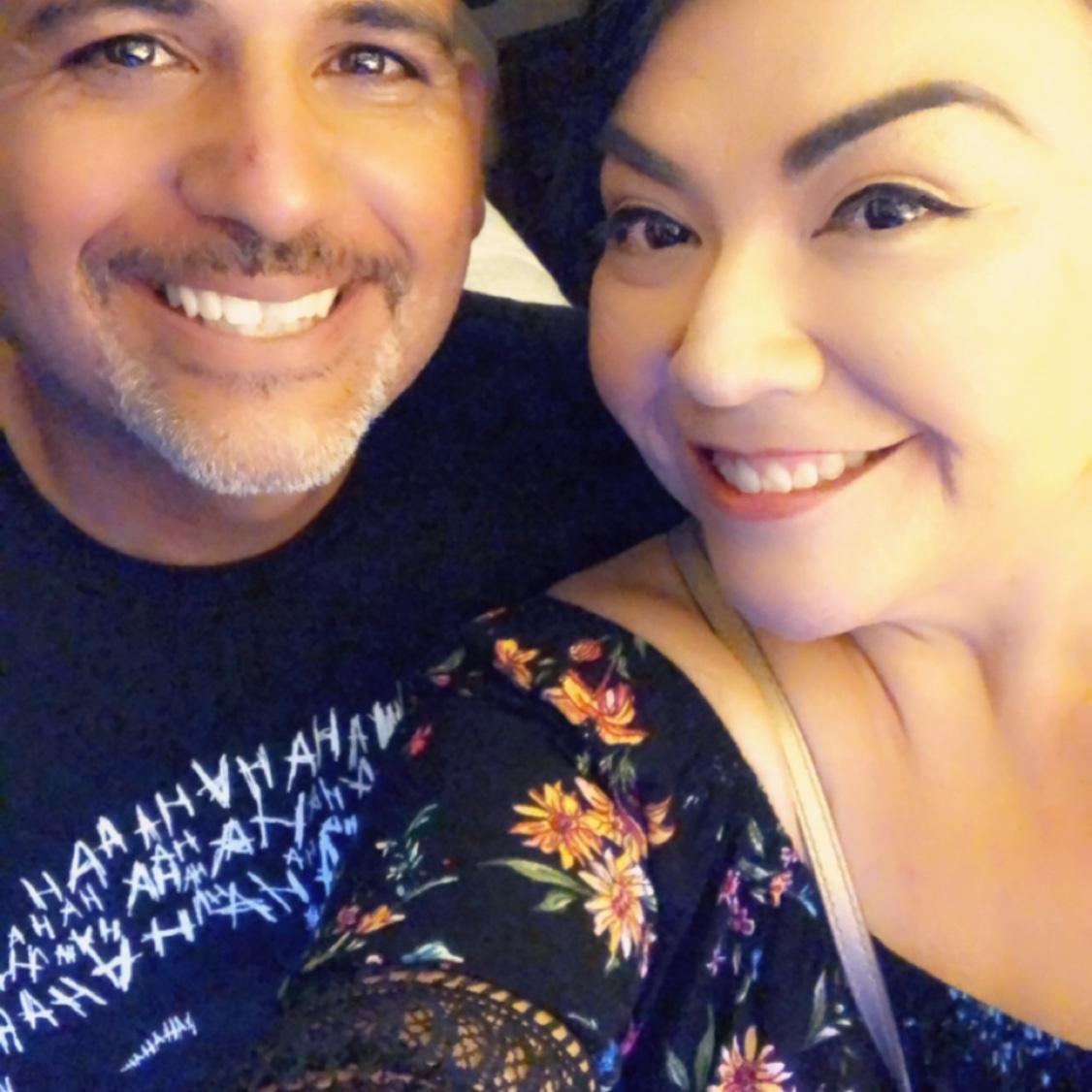 Our first photo together. Even though we were not officially boyfriend and girlfriend when we took the picture but by the end of the night we made it official!!!