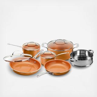 Dual Copper 10-Piece Cookware Set