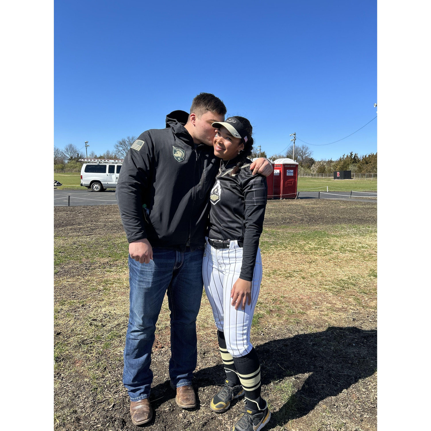 Spring 2023 — Bill traveled to Rutgers University to cheer on Olivia, showing his constant love and support.