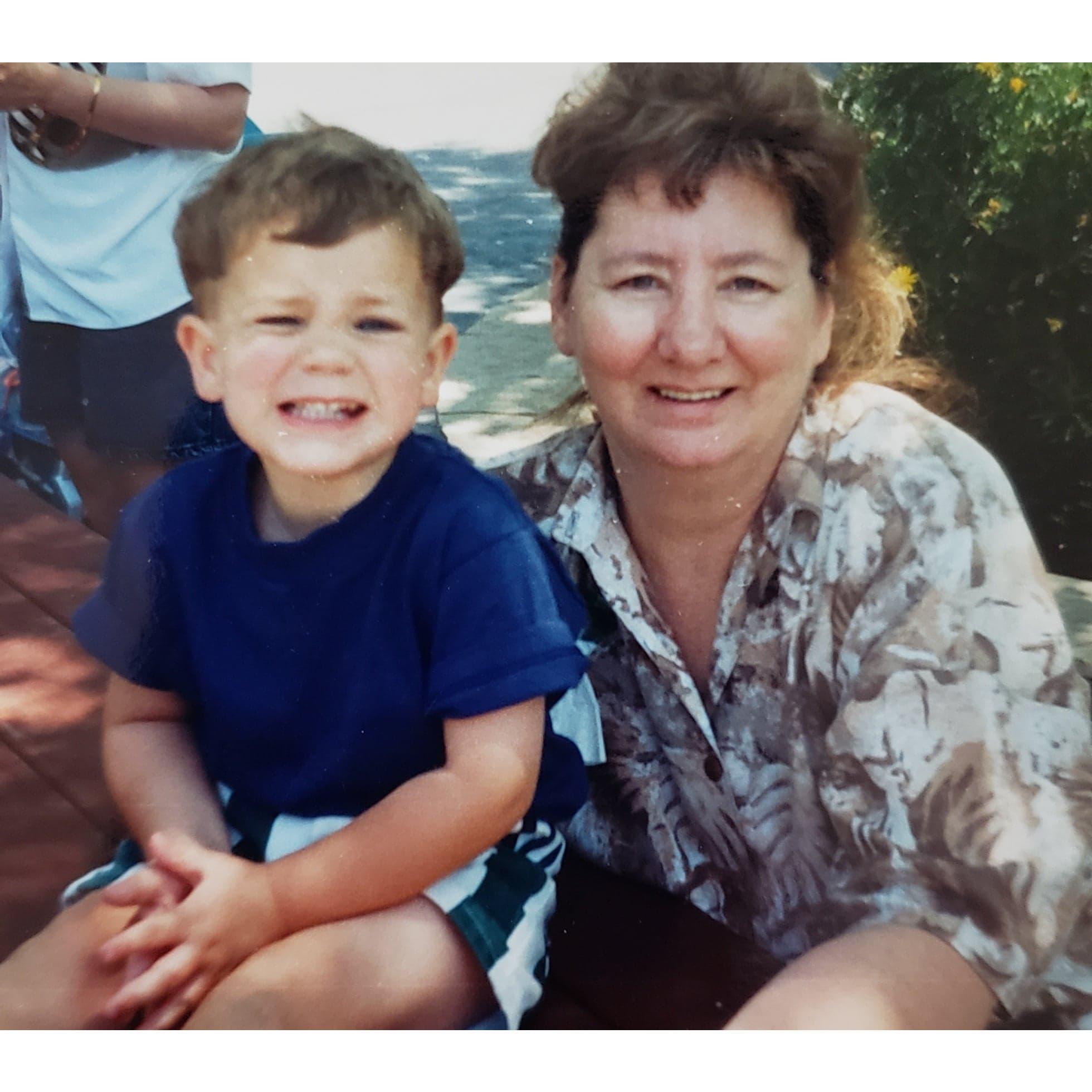 Keith with Grandma Gladys, Martha's mom