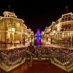 Night Time walk down Main St. USA