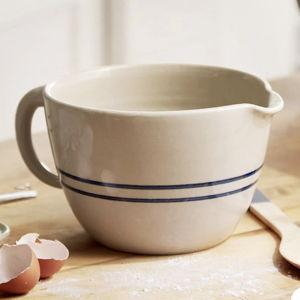 USA Made Stoneware Half-Gallon Batter Bowl