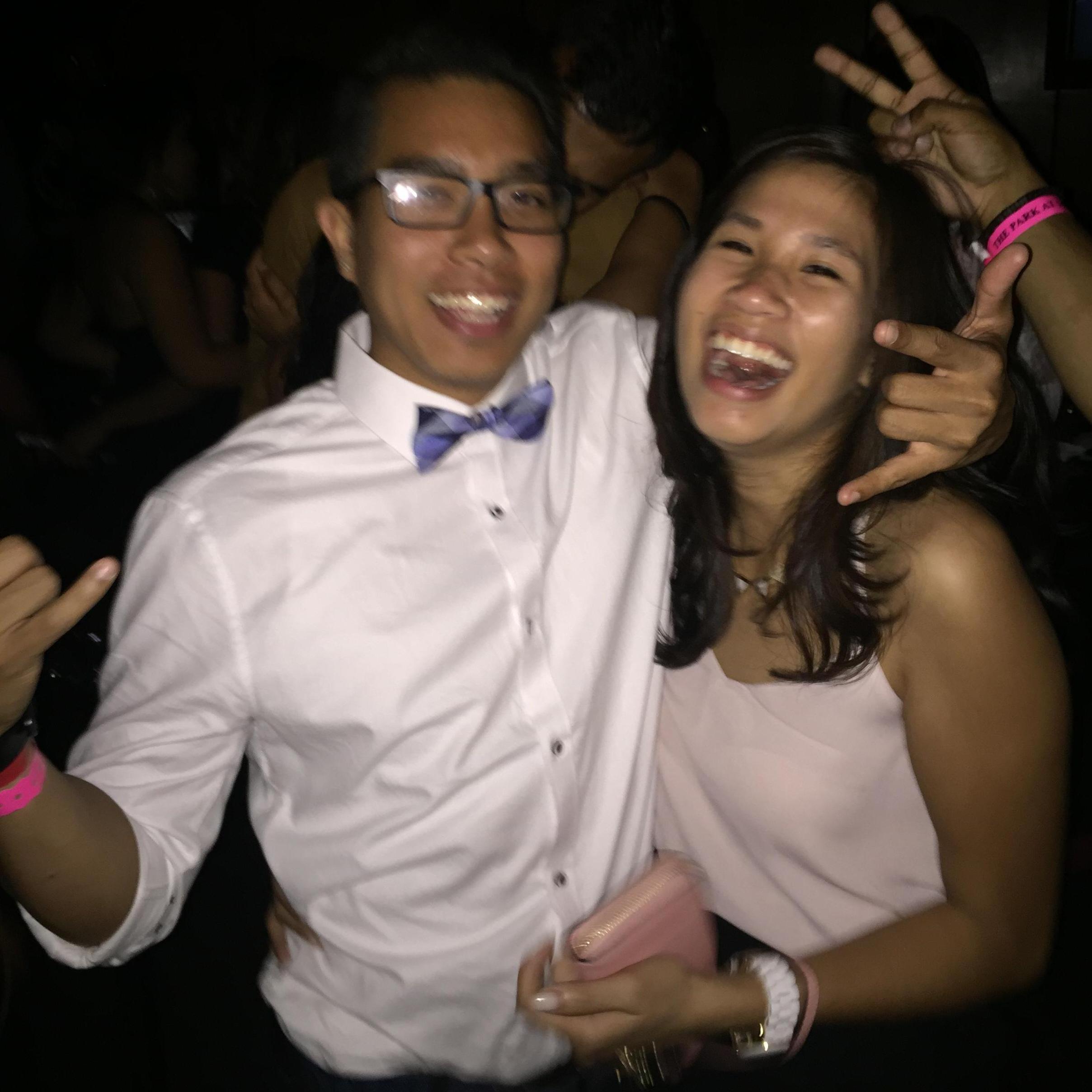One of the many times we went out w/ friends