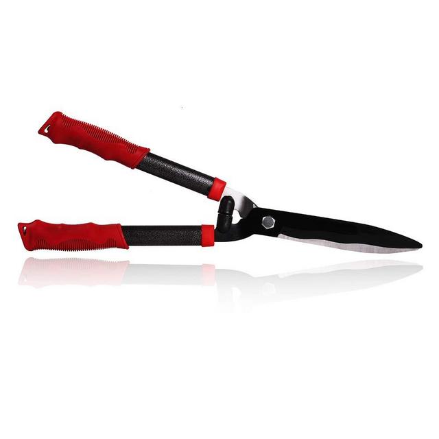 OARA Garden Hedge Shears forTrimming Borders, Boxwood, and Bushes, Hedge Clippers & Shears with Comfort Grip Handles,21 Inch Carbon Steel Bush Cutter