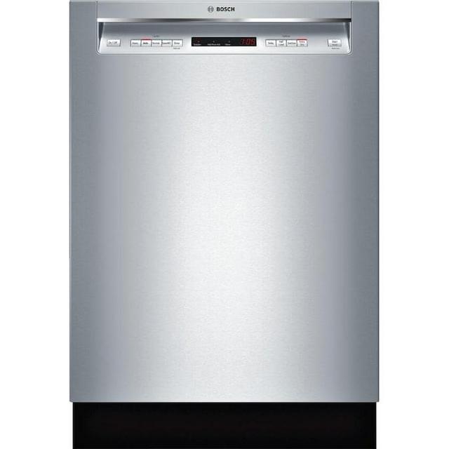 Bosch 300 44-Decibel Front Control 24-in Built-In Dishwasher (Stainless Steel) ENERGY STAR