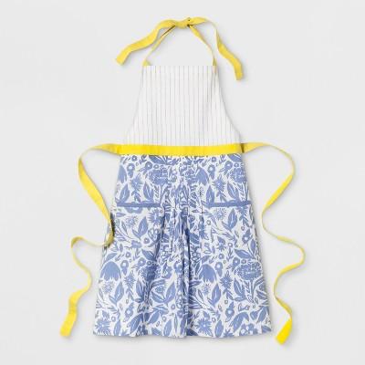 Floral Apron Blue/Yellow - Opalhouse&#153;