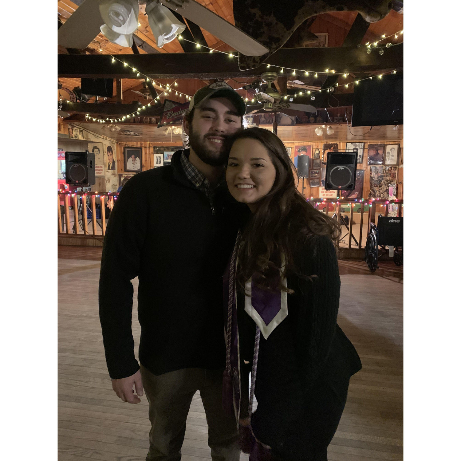 Katherine's JMU graduation night
