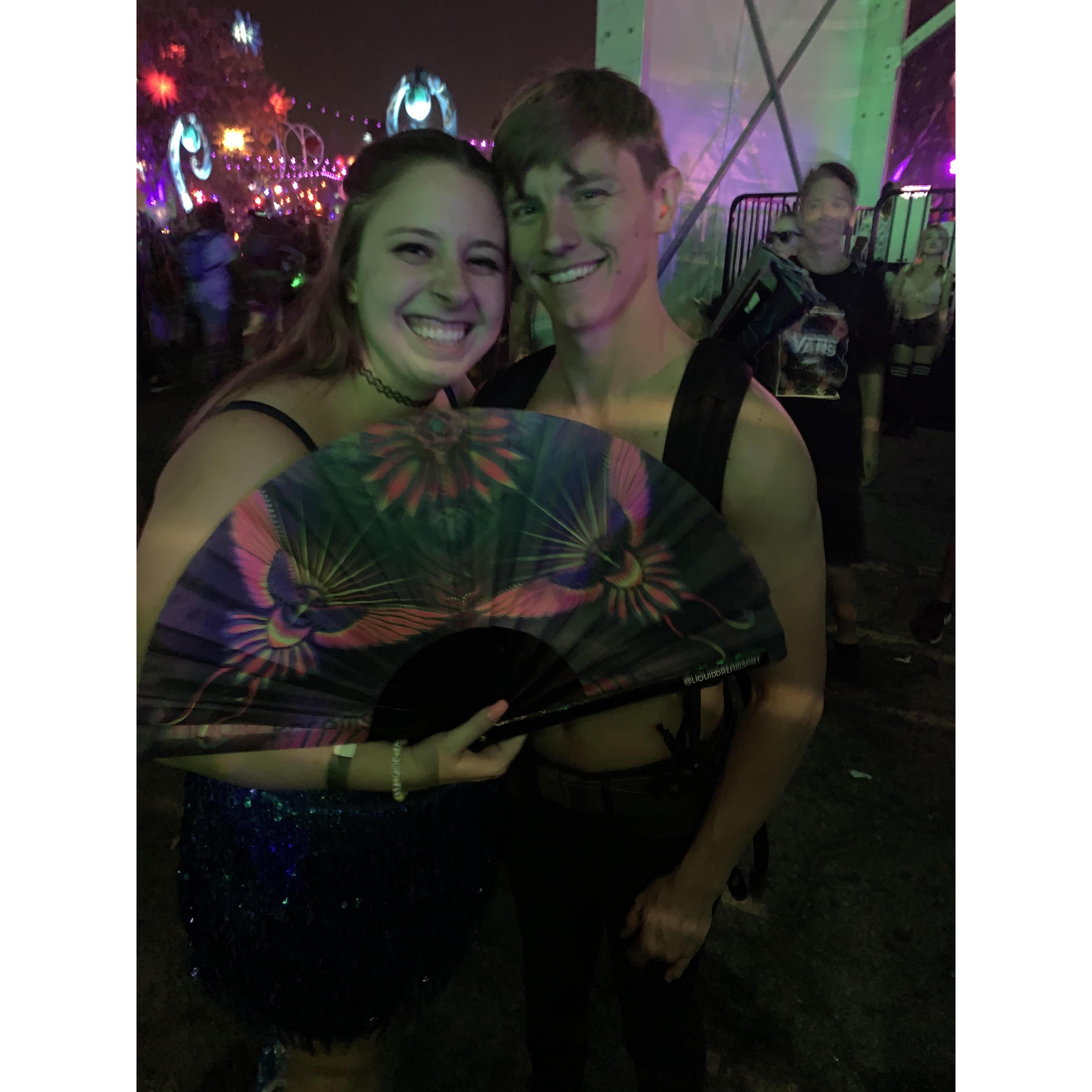 Rachel and Tyler at Beyond Wonderland