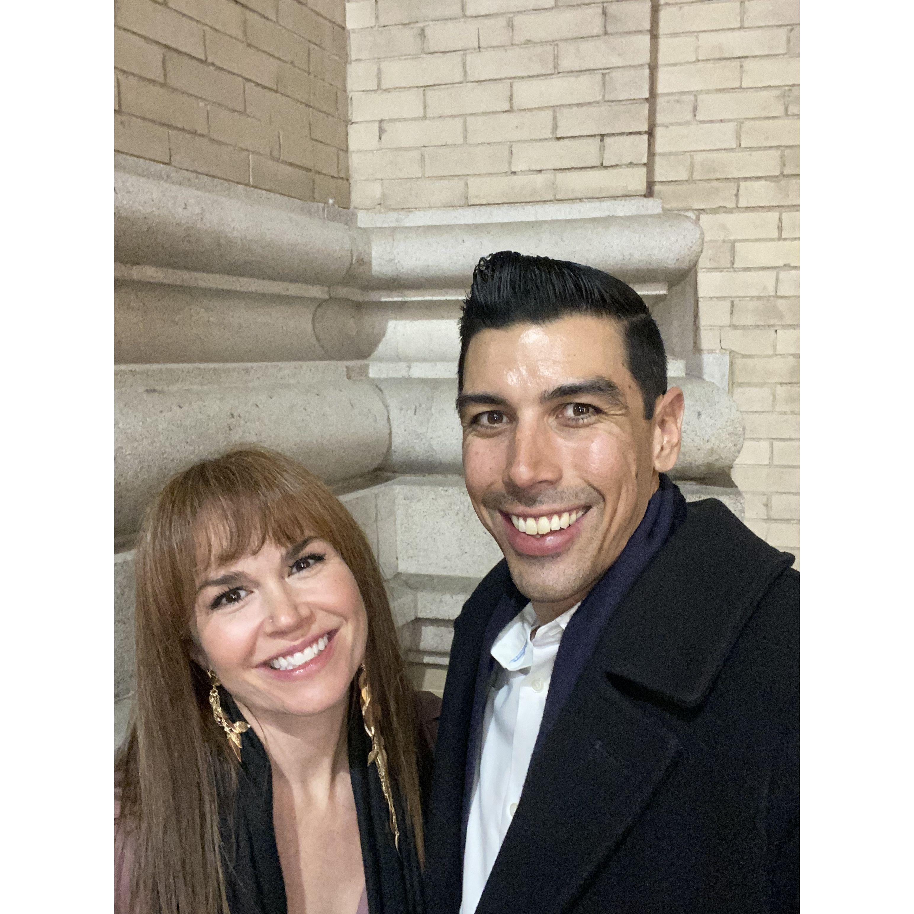 Date night. We went to see the ballet of Romeo and Juliet