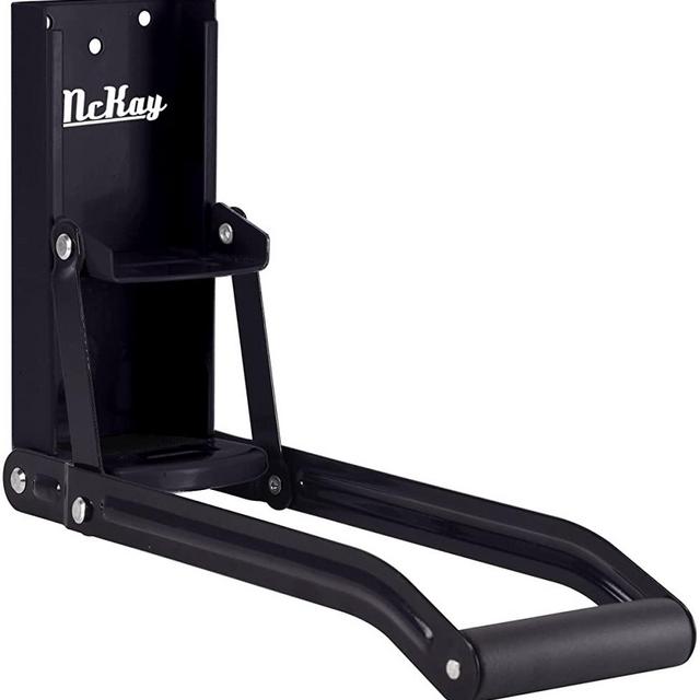 McKay 12 oz. Metal Can Crusher, Heavy-Duty Wall-Mounted Smasher for Aluminum Seltzer, Soda, Beer Cans and Bottles for Recycling - Black